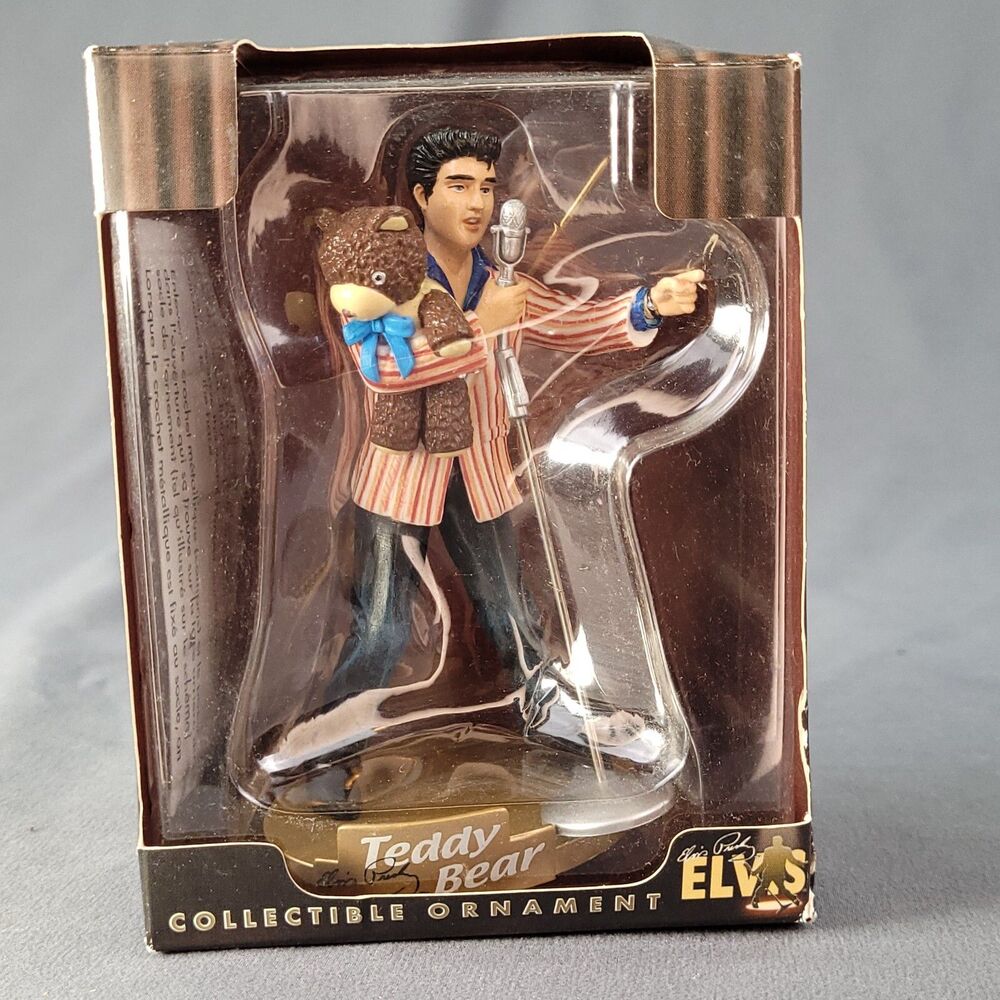 Elvis Presley Ornament- 2003 Trevco - Teddy Bear NEW